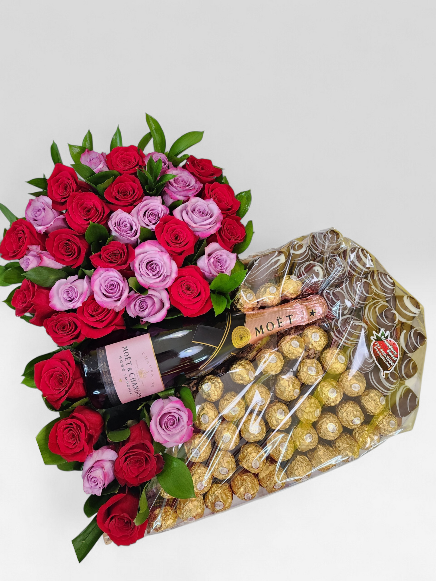 Corazón Jumbo Rose and Champange