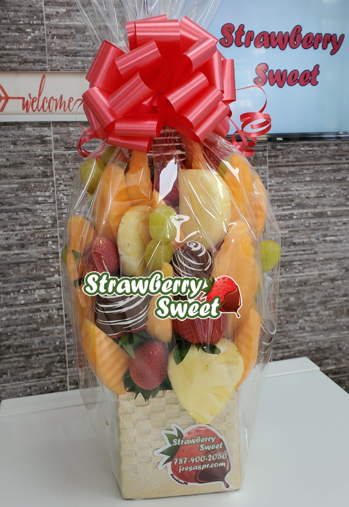 Fruit Heart Bouquet