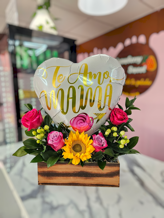 Flower Basket & Globo
