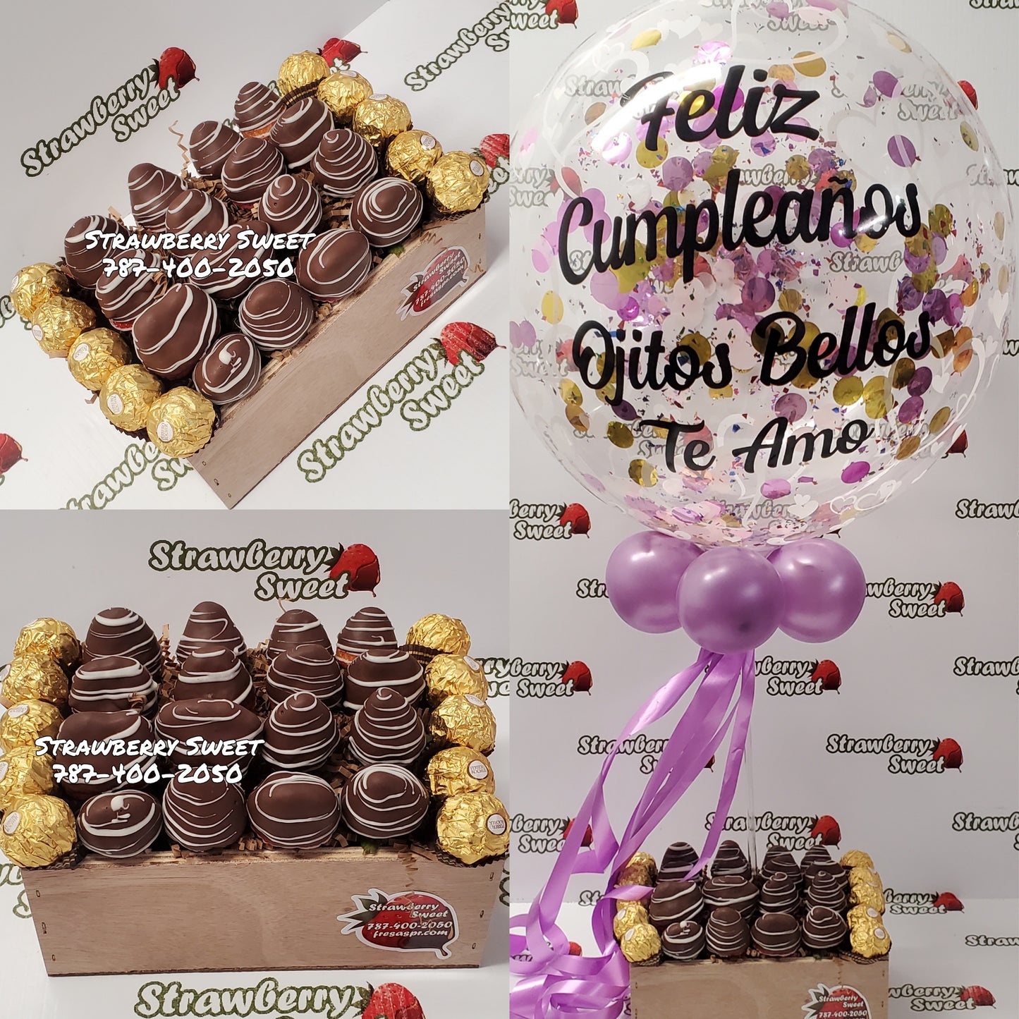 Combo 8 Rocher & Globo perzonalizado