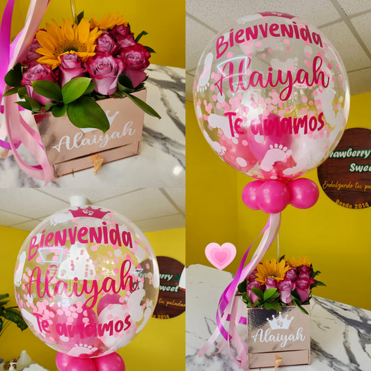 Combo Special Box + Globo Personalizado Bebé